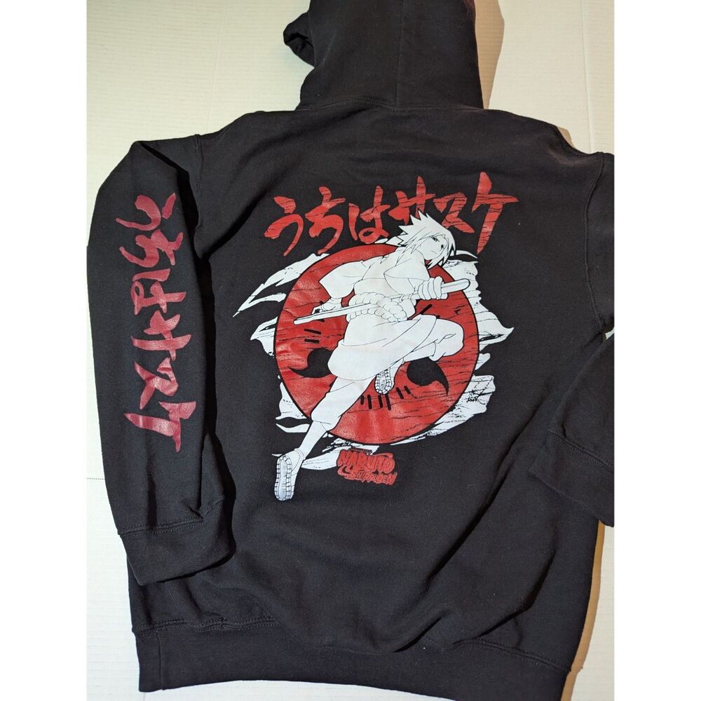 Naruto Shippuden Sasuke Sharingan Adult Hoodie size small